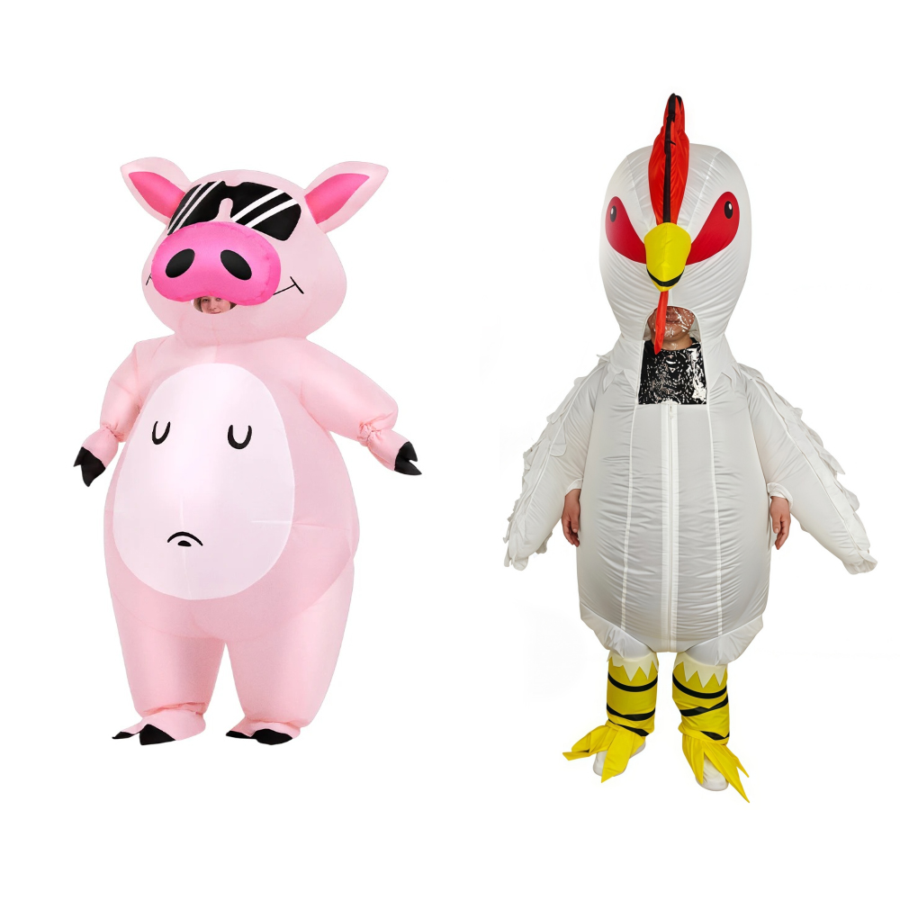 Anime Cosplay Party - Cartoon Animal Piglet Inflatable Costume Anime