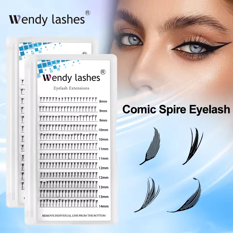 Anime Cosplay Lashes - WENDY Comic Spire Eyelash ExtensionsC/D Curl