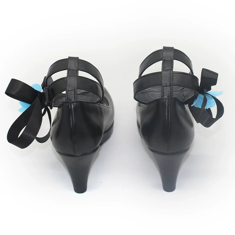 Anime Cosplay Youtube Shorts - w,3;r'5.b\6/Bang Dream Roselia PU Leather Shoes