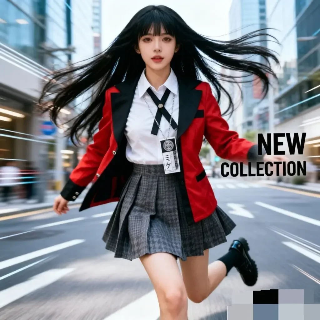 Anime Cosplay Yumeko - Anime Kakegurui Jabami Yumeko Cosplay Costume