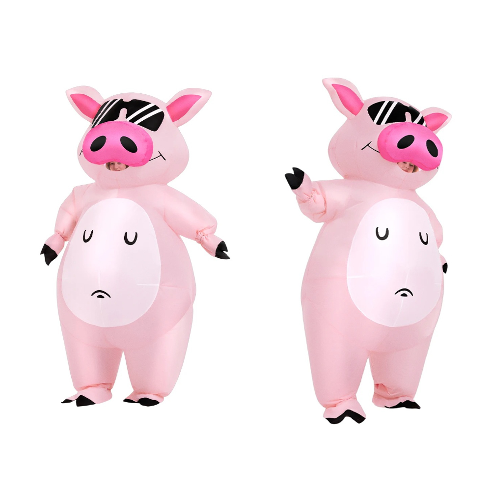 Cartoon Animal Piglet Inflatab - Anime Cosplay Party 评论和价格