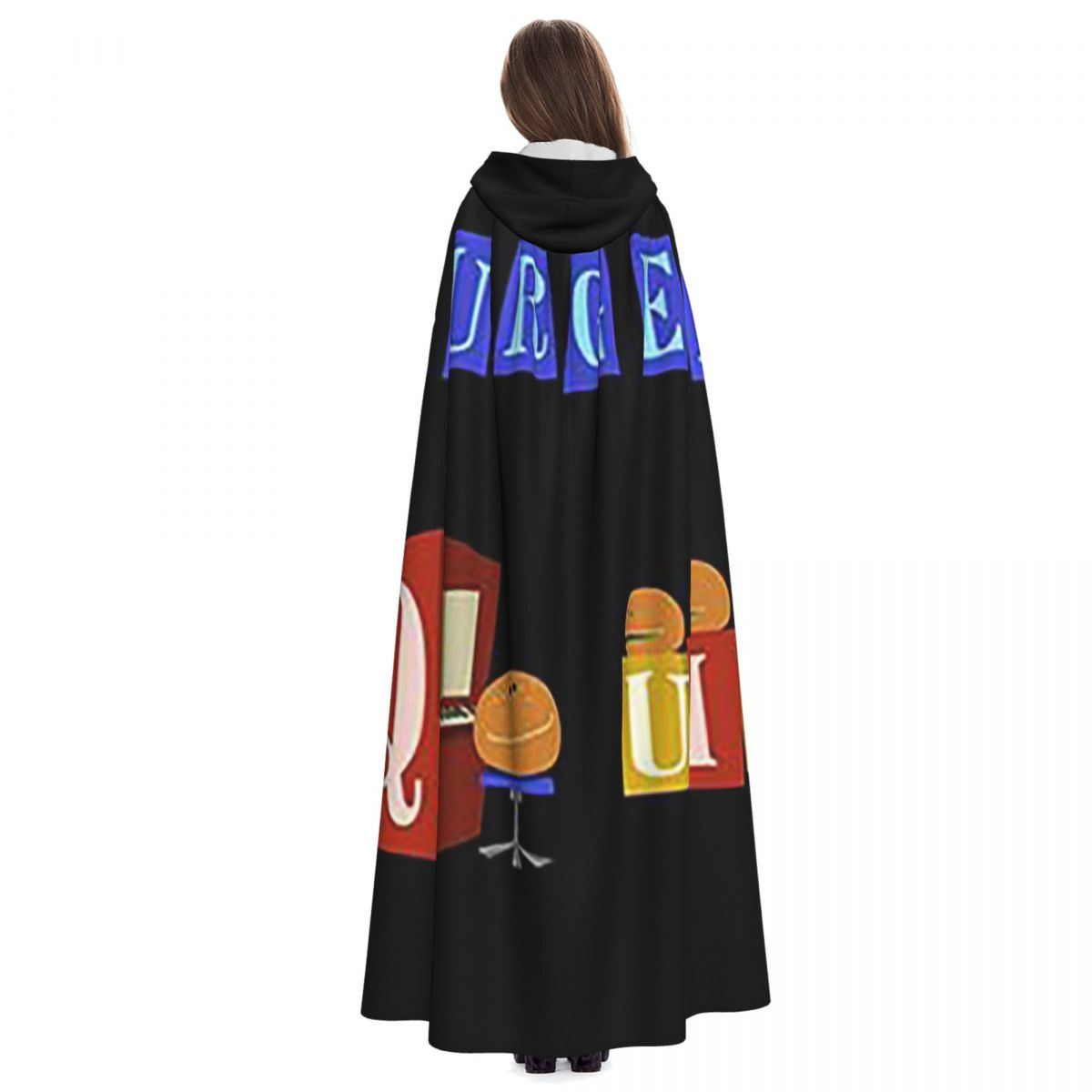 Burger Quiz New Logo Long Hood - Anime Cosplay Quiz 评论和价格