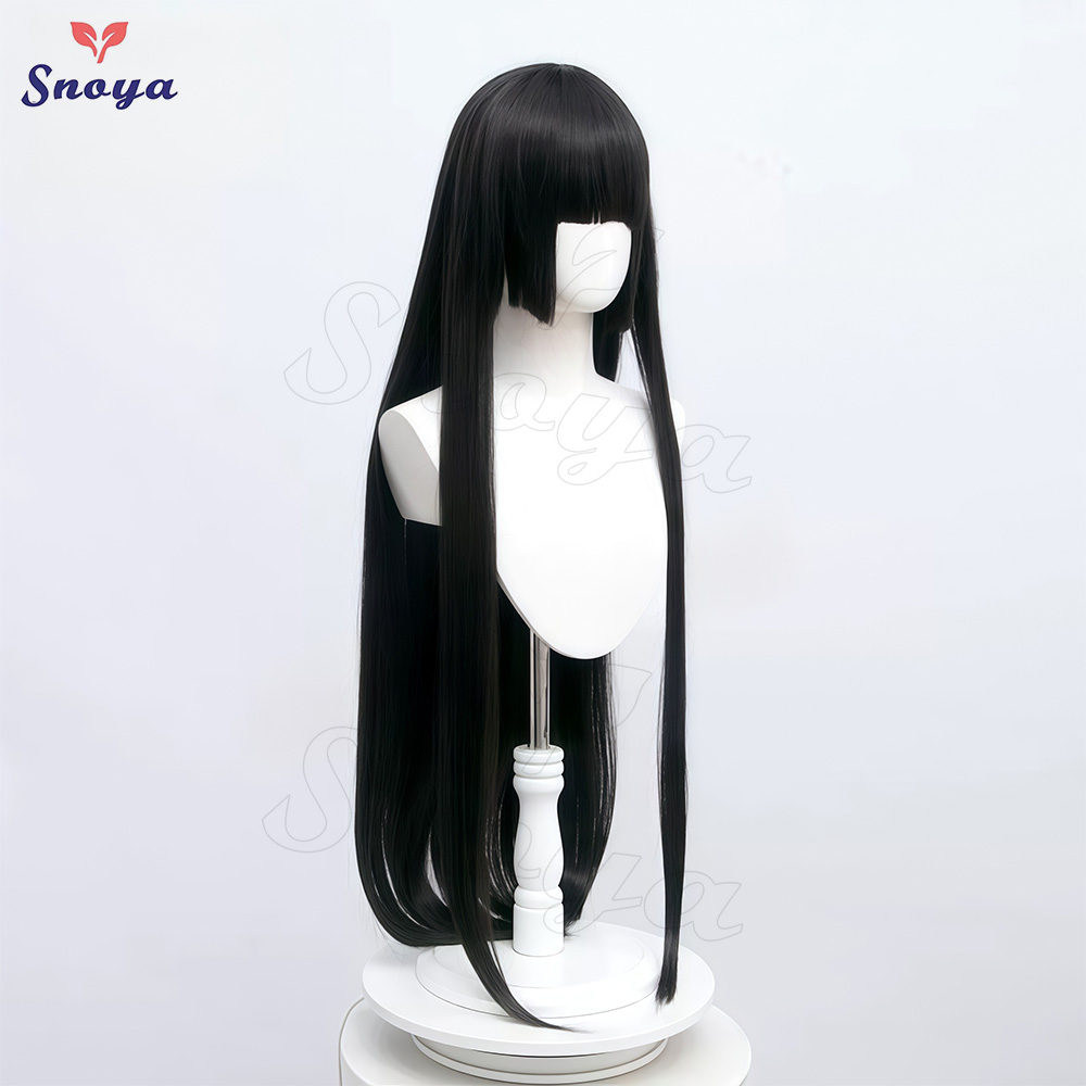 Snoya Enma Ai Cosplay Wig Anim - Anime Cosplay Girl With Black Hair 评论和价格