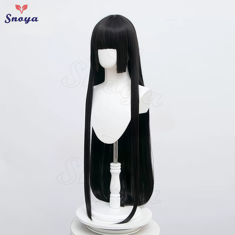 Snoya Enma Ai Cosplay Wig Anim - Anime Cosplay Girl With Black Hair 评论和价格