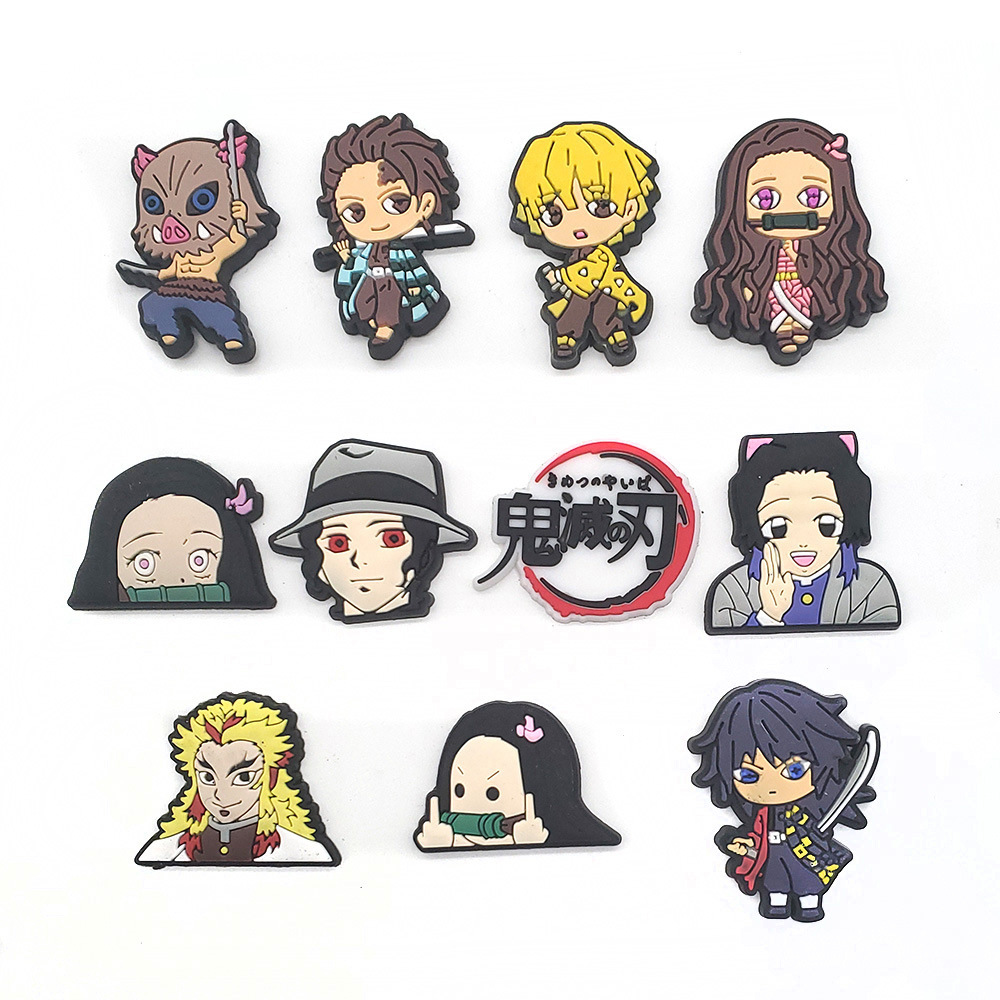 11pcs Set Demon Slayer Cartoon - Anime Cosplay Demon Slayer 评论和价格