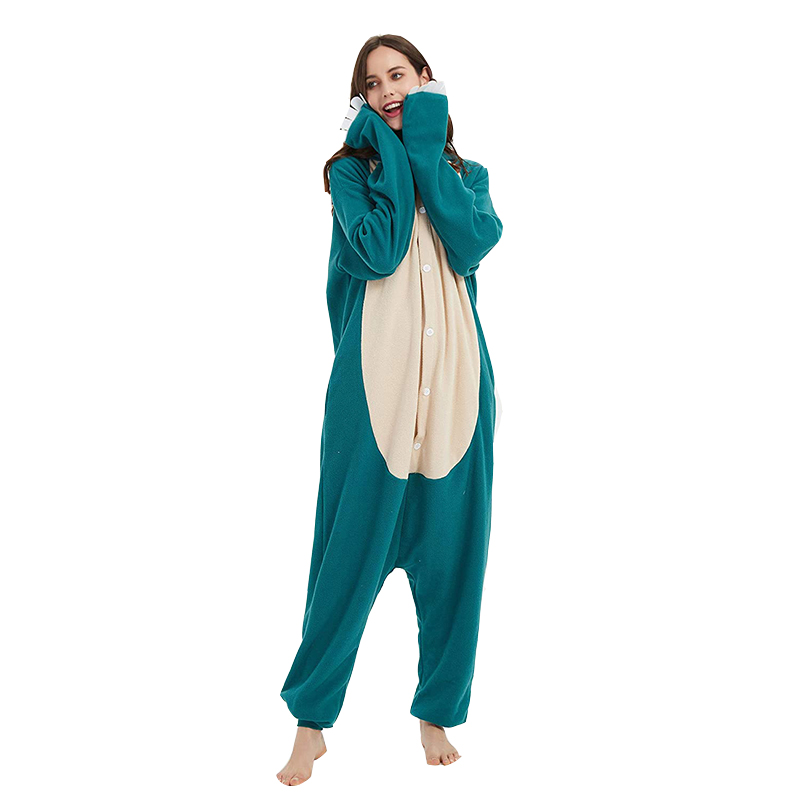 Onesie Snorlax Cosplay Costume - Anime Cosplay Pokemon 评论和价格
