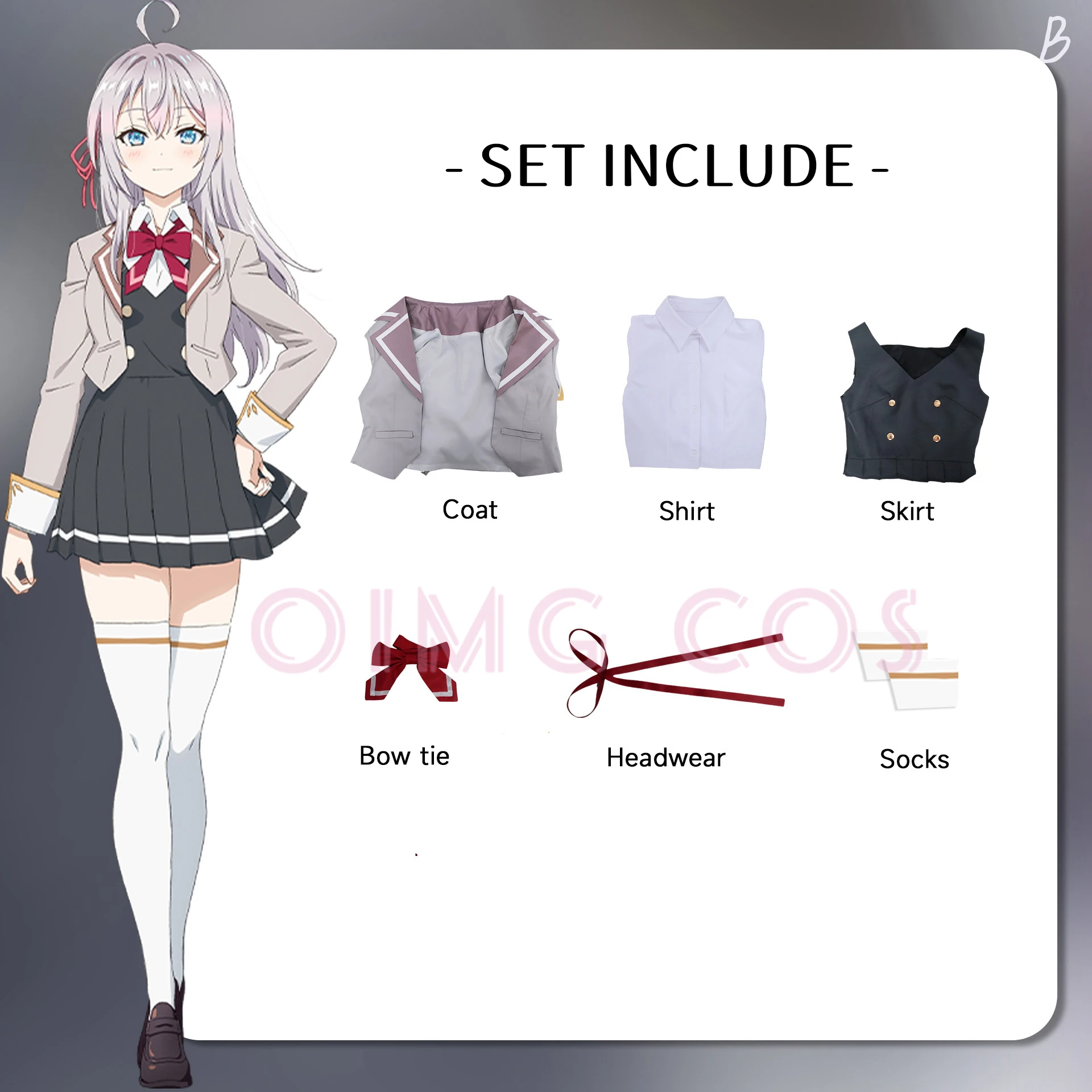 Alya Cosplay Costume Alya Some - Anime Cosplay Alya 评论和价格