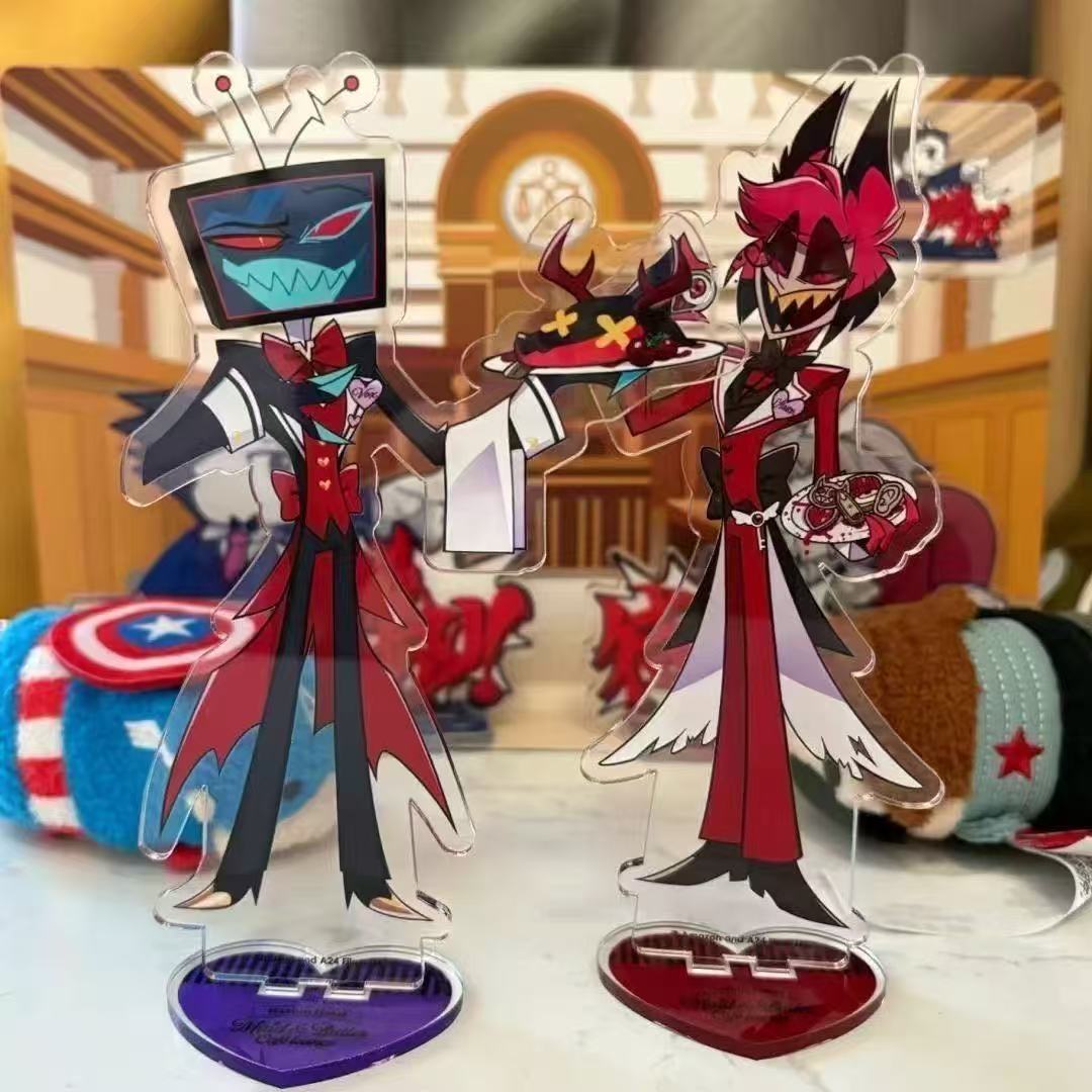 2pcs Hazbin Anime Peripherals  - Anime Cosplay Rental 评论和价格