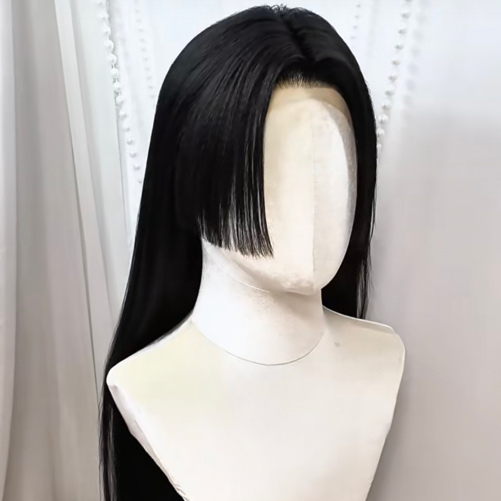Anime Boa Hancock Cosplay Wig  - Anime Cosplay Girl With Black Hair 评论和价格