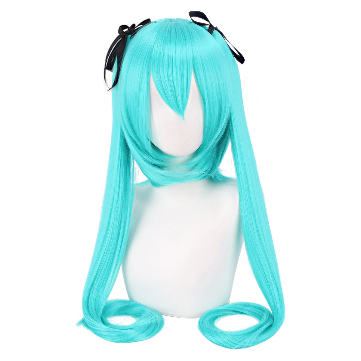 Synthetic Cosplay Wig Anime Mi - Anime Cosplay Girl With Black Hair 评论和价格