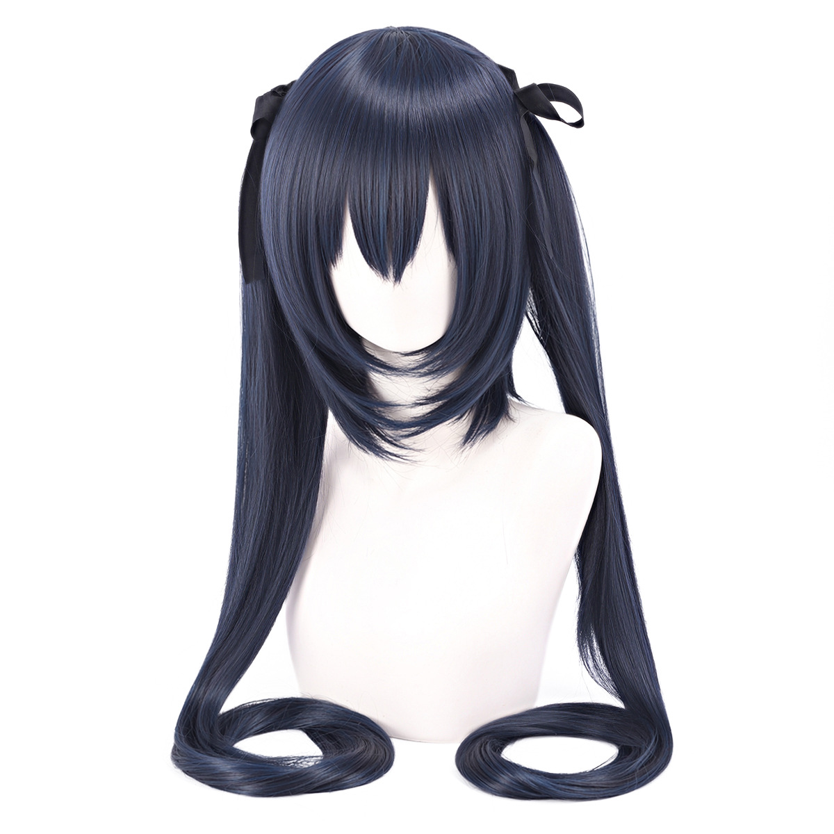 Synthetic Cosplay Wig Anime Mi - Anime Cosplay Girl With Black Hair 评论和价格