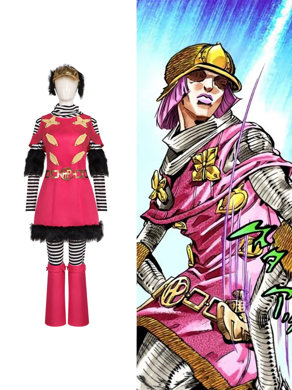 Hot Pants Cosplay Outfit JoJo  - Cosplay Anime Jojo 评论和价格