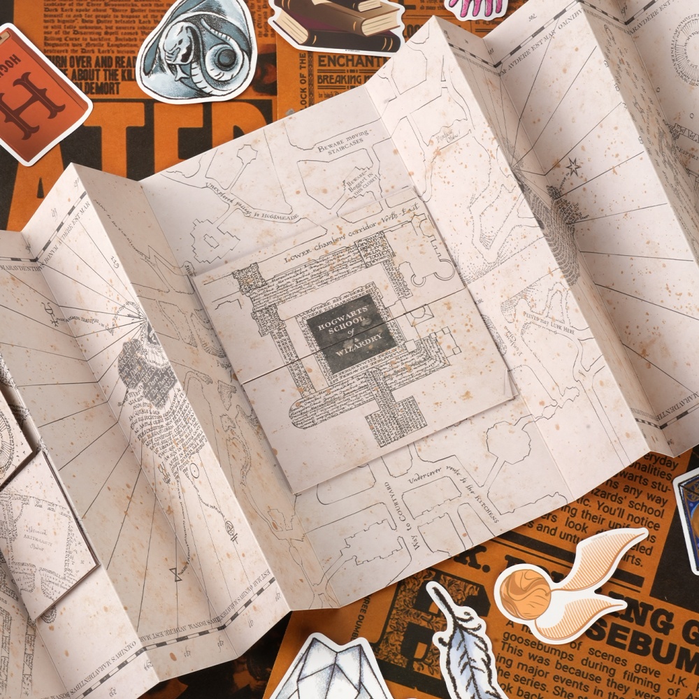 1PC Map Of The Marauder's Scho - Anime Cosplay Props 评论和价格